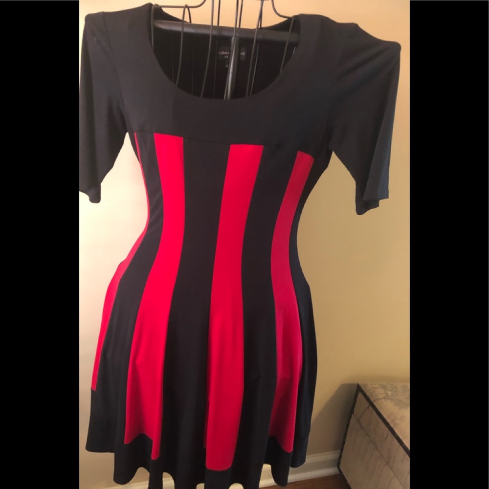 Connected Apparel A-line Striped Dress. Sz. 10 P